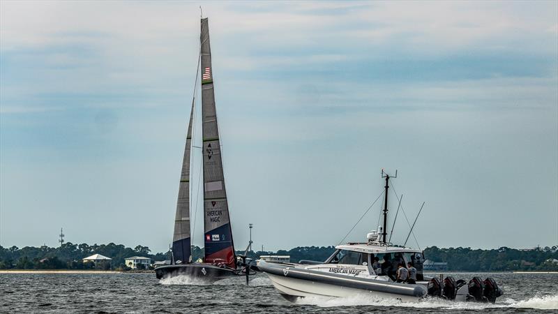 NYYC American Magic - Pensacola, FL October 17, 2022 photo copyright Paul Todd/ America's Cup taken at New York Yacht Club and featuring the AC75 class