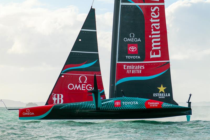 Emirates Team New Zealand- AC75 - Day 7 - April 22, 2024 - Auckland - photo © Sam Thom/America's Cup