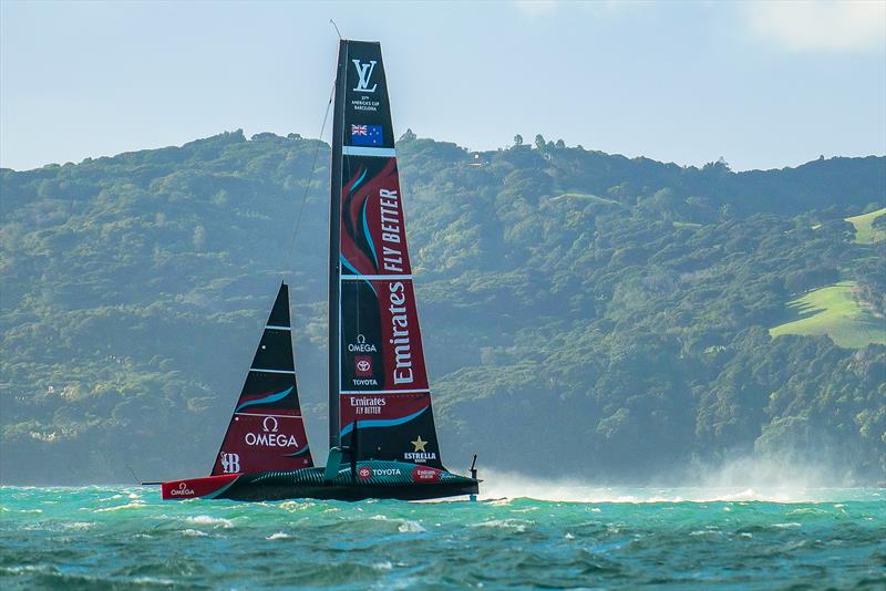 Emirates Team New Zealand- AC75 - Day 7 - April 22, 2024 - Auckland - photo © Sam Thom/America's Cup