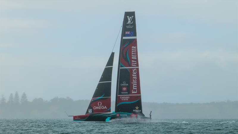 Emirates Team New Zealand- AC75 - Day 12 - April 29, 2024 - Auckland photo copyright Sam Thom / America's Cup taken at Royal New Zealand Yacht Squadron and featuring the AC75 class