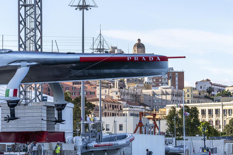 Luna Rossa (ITA) launches and tow tests - Cagliari, Sardinia - May 20, 2026 - photo © Luna Rossa Recon