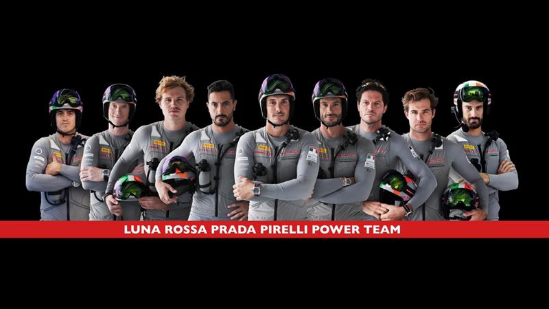 Luna Rossa Prada Pirelli's eight member 'Power' Team who will form part of the crew for their America's Cup AC75 raceboat, to be launched in April photo copyright Luna Ross Prada Pirelli taken at Circolo della Vela Sicilia and featuring the ACC class