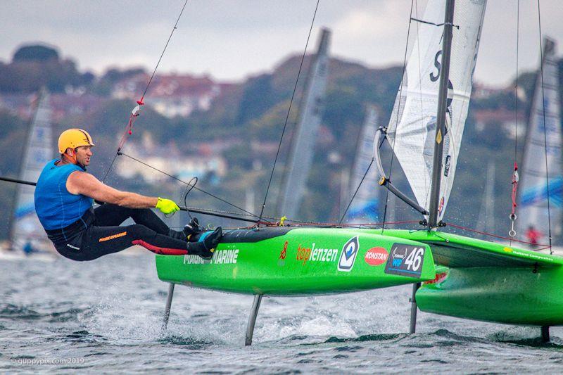 Looking ahead to the 2022 A-Class Cat European Championships - 3 time World Champ, Mischa Heemskerk, has been off the major regatta circuit recently but is hoping to recover his form at Garda photo copyright Gordon Upton / www.guppypix.com taken at  and featuring the A Class Catamaran class