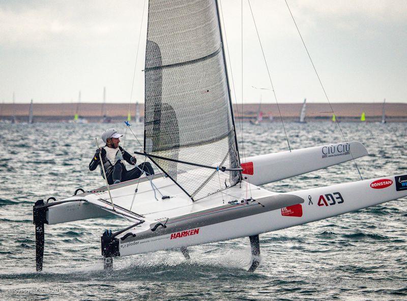 Looking ahead to the 2022 A-Class Cat European Championships - Reigning European Champion Manuel Calavia is hoping to retain the crown in a strong fleet photo copyright Gordon Upton / www.guppypix.com taken at  and featuring the A Class Catamaran class