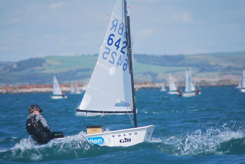 Nick Evans at the 2017 Nationals photo copyright Allen Brothers taken at Weymouth & Portland Sailing Academy and featuring the  class