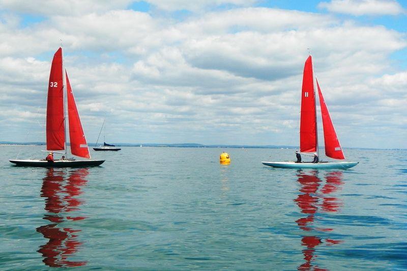 Bembridge C Late May Keelboat Racing photo copyright Mike Samuelson taken at Bembridge Sailing Club and featuring the Bembridge Redwing class