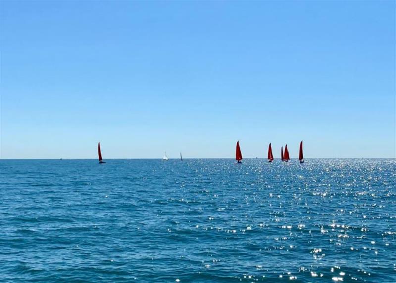 Sunshine and breeze for the Bembridge keelboats over the weekend photo copyright Rosie Gosling taken at Bembridge Sailing Club and featuring the Bembridge Redwing class