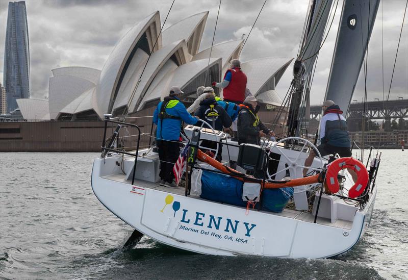 Lenny the Beneteau First 44 that is about as racey as you can get - Charly Devanneaux has seen to it personally photo copyright John Curnow taken at Cruising Yacht Club of Australia and featuring the Beneteau class