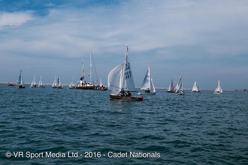 Zhik Cadet Nationals at the WPNSA day 2 photo copyright VR Sport Media taken at Weymouth & Portland Sailing Academy and featuring the Cadet class