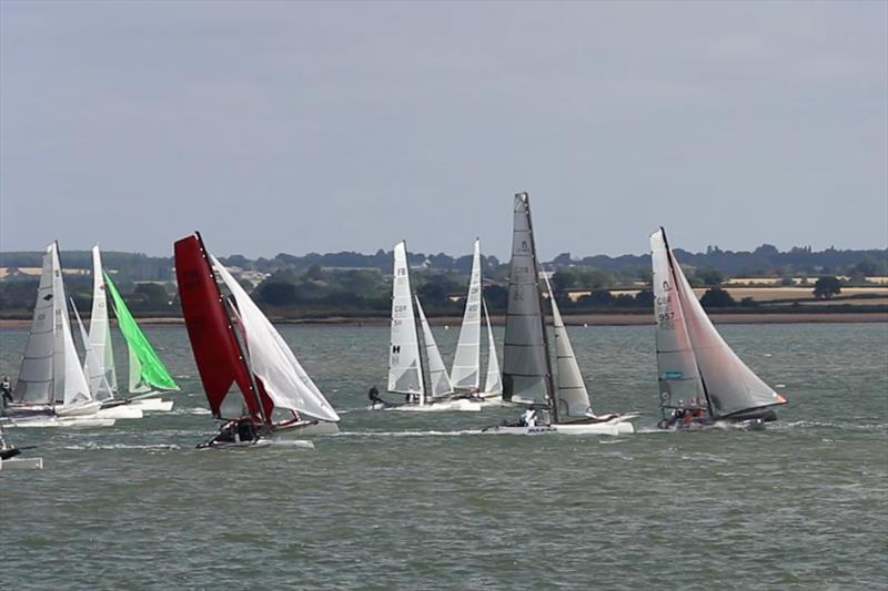 Zhik East Coast Piers Race 2017 photo copyright Chris Kirby taken at Marconi Sailing Club and featuring the Catamaran class
