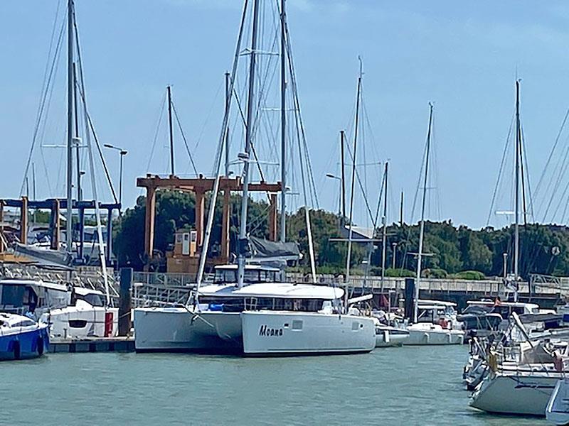 Moana when I picked her up in La Rochelle photo copyright Renate Klocke taken at  and featuring the Catamaran class
