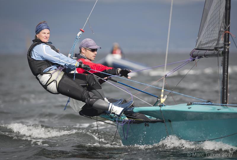 P and C Alderson in their Cherub at the annual Cumbraes Regatta photo copyright Marc Turner / PFM Pictures taken at Largs Sailing Club and featuring the Cherub class