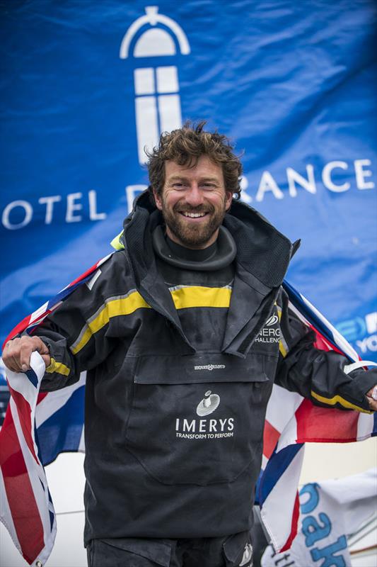 Phil Sharp finishes in The Transat bakerly 2016 photo copyright OC Sport taken at  and featuring the Class 40 class