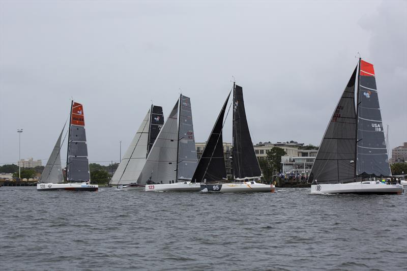 Atlantic Cup race start photo copyright Billy Black / Atlantic Cup taken at Charleston Yacht Club and featuring the Class 40 class