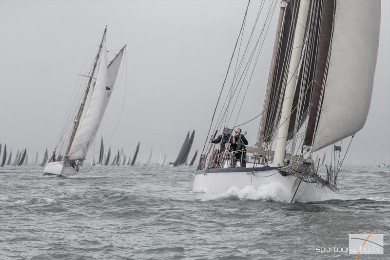 Round the Island Race 2017 photo copyright www.sportography.tv taken at  and featuring the Classic Yachts class