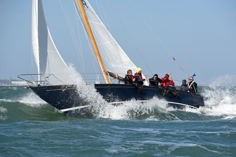 Hamble Classics 2019 photo copyright Rick Tomlinson / www.rick-tomlinson.com taken at Royal Air Force Yacht Club and featuring the Classic Yachts class