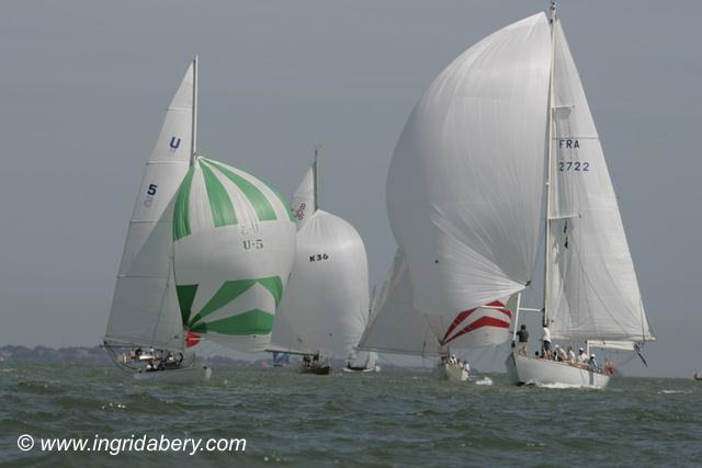 British Classic Yacht Club Panerai Cowes Regatta photo copyright Ingrid Abery / www.hotcapers.com taken at  and featuring the Classic Yachts class