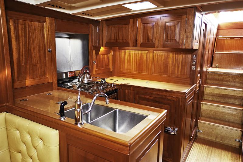 The galley of Hurrica V - photo © Jack Murphy