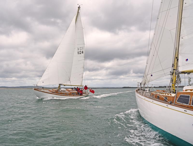 Classic Sail team and Morgan Giles family photo copyright Dan Houston taken at  and featuring the Classic Yachts class