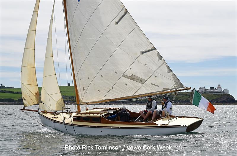 Lady Min on day 1 of Volvo Cork Week 2022 photo copyright Rick Tomlinson / Volvo Cork Week taken at Royal Cork Yacht Club and featuring the Classic Yachts class