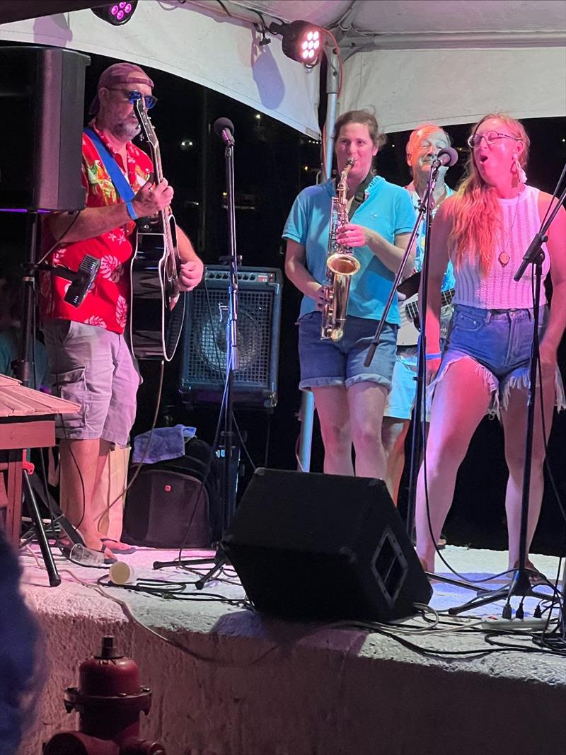 Everyone enjoyed the Open Mic night yesterday evening - Antigua Classic Yacht Regatta photo copyright Beverly Factor taken at Antigua Yacht Club and featuring the Classic Yachts class