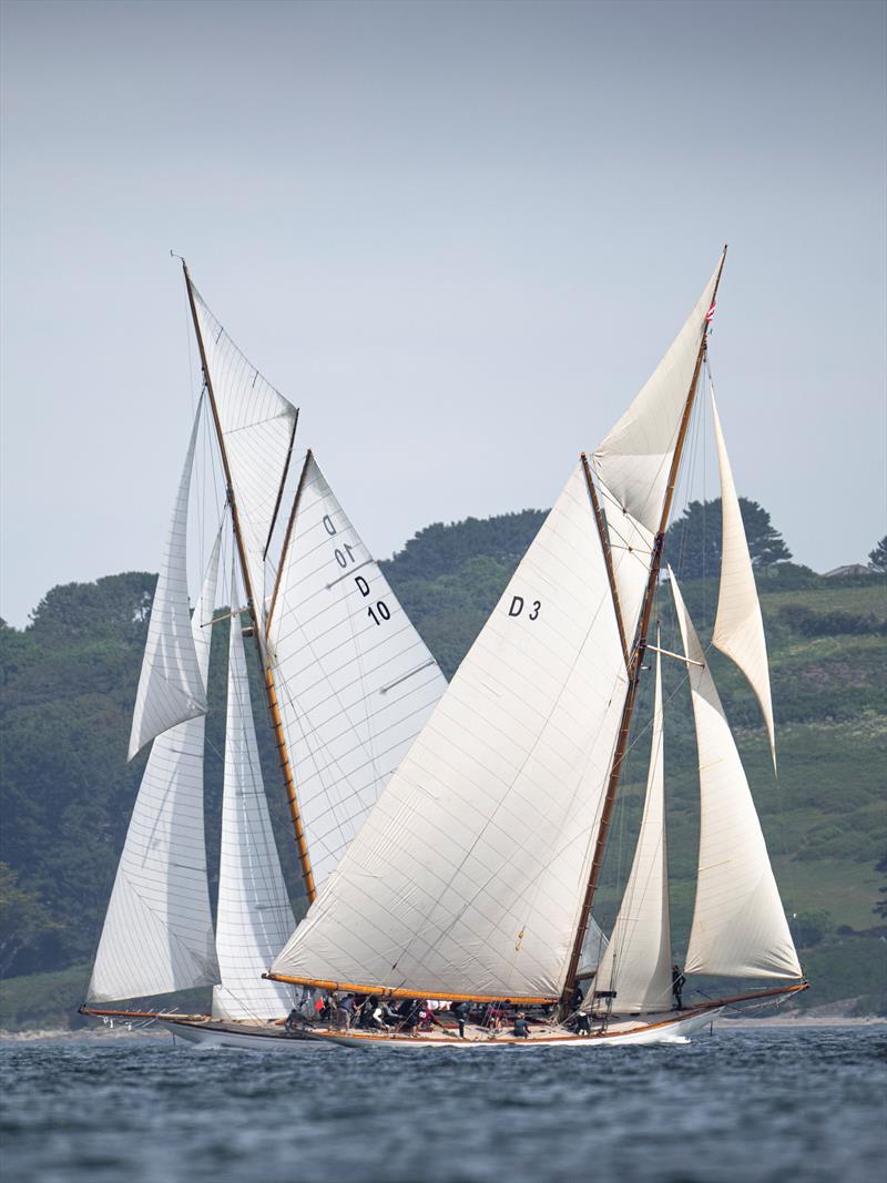Richard Mille Cup 2023 photo copyright Ewan Lebourdais taken at Royal Cornwall Yacht Club and featuring the Classic Yachts class