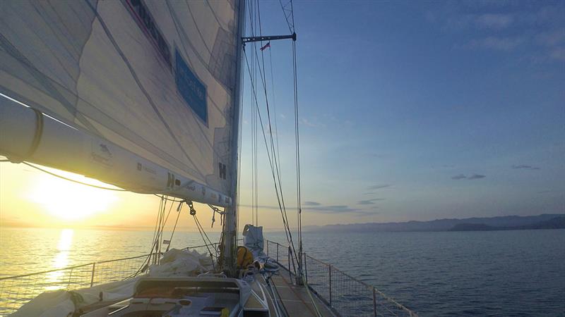Sunrise in Puget Sound - Clipper Race photo copyright Clipper Race taken at  and featuring the Clipper 70 class