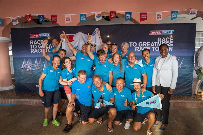 Visit Sanya, China- Race 12 champions - Clipper Race Leg 7 prizegiving photo copyright Burnt House taken at Royal Bermuda Yacht Club and featuring the Clipper 70 class