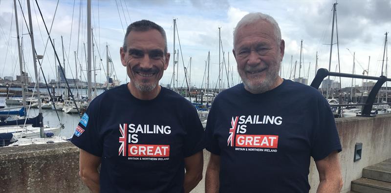 Sailing is GREAT Clipper Race CEO William Ward and Chairman Sir Robin Knox-Johnston photo copyright Clipper Ventures taken at  and featuring the Clipper Ventures class