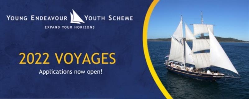 Applications for STS Young Endeavour's 2022 voyages are now open! photo copyright Young Endeavour taken at  and featuring the Cruising Yacht class