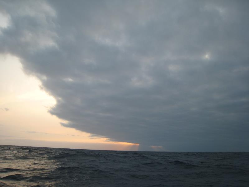 Storm clouds on the horizon. Missed that one photo copyright Daria Blackwell taken at Ocean Cruising Club and featuring the Cruising Yacht class