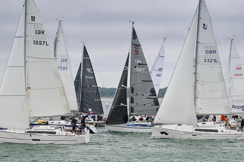 Action in the Club Cruiser D class - North Sails Cowes Week Day 5 - photo © Martin Allen Photography