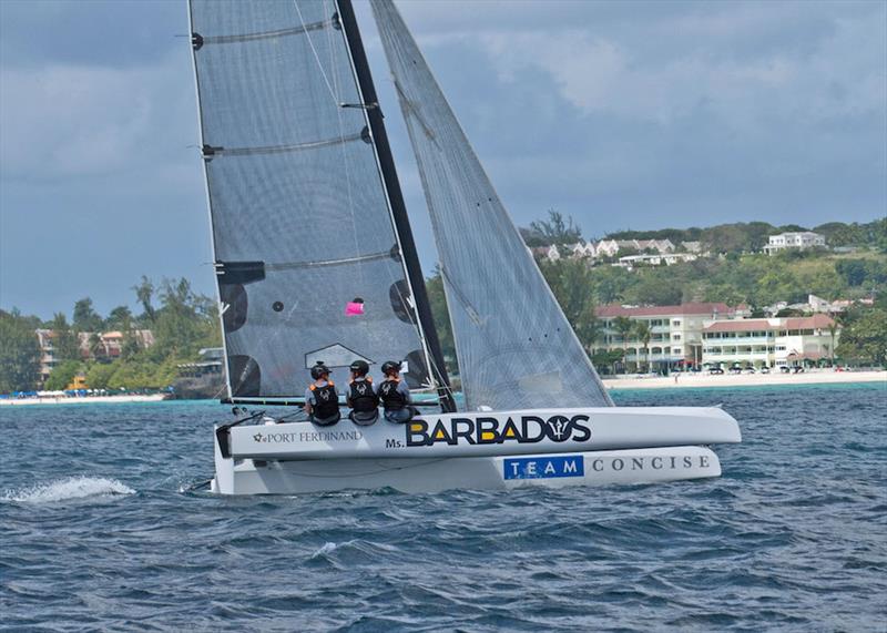 Concise12 on day 3 of the 80th Mount Gay Round Barbados Series photo copyright Peter Marshall taken at Barbados Cruising Club and featuring the Diam 24OD class