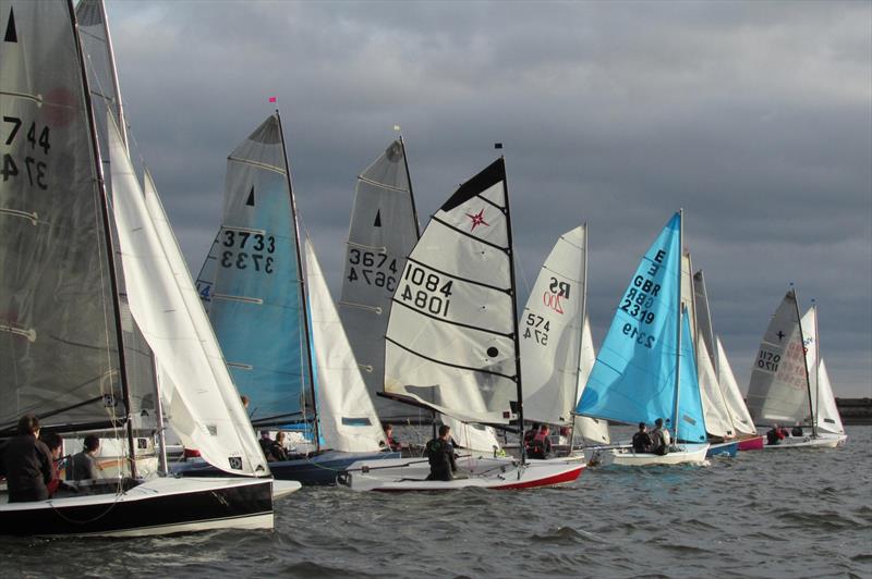 Racing for the Blithfield Barel  in 2014 photo copyright Phil Mason taken at Blithfield Sailing Club and featuring the Dinghy class