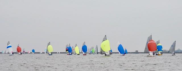 Blithfield Barrel Winter Series 2017-18 Round 3 photo copyright Iain Ferguson taken at Blithfield Sailing Club and featuring the Dinghy class