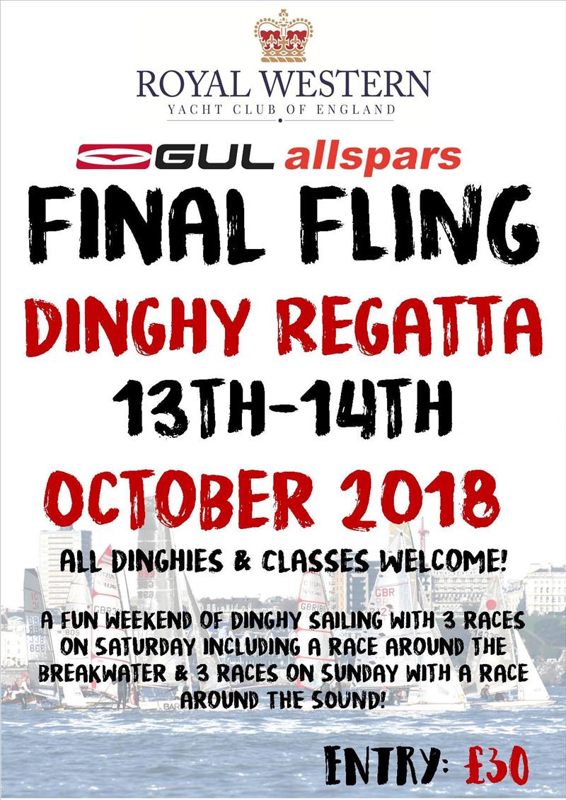 Gul Allspars Final Fling 2018 photo copyright Gul Allspars Final Fling taken at  and featuring the Dinghy class