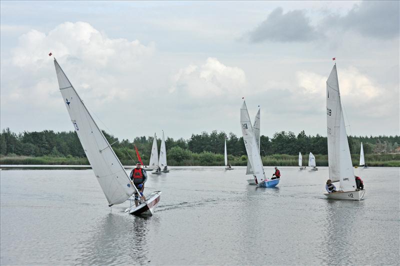 Bowmoor Six-Hour Race photo copyright Derrick Page taken at Bowmoor Sailing Club and featuring the Dinghy class