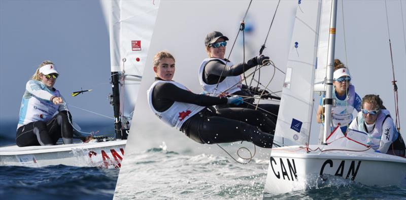 Meanwhile, 13 other young Canadian sailors gain valuable international experience at the 2021 Youth Sailing World Championships photo copyright Sander van der Borch / Lloyd Images & Joao Costa Ferreira taken at Sail Canada and featuring the Dinghy class