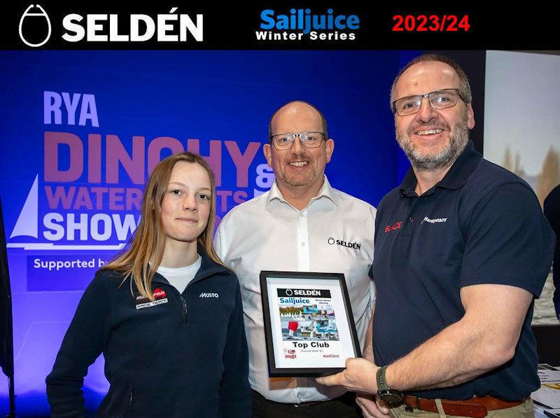 Draycote Water SC win top club - Prizegiving for the Seldén Sailjuice Winter Series 2023/24 - photo © Tim Olin / www.olinphoto.co.uk