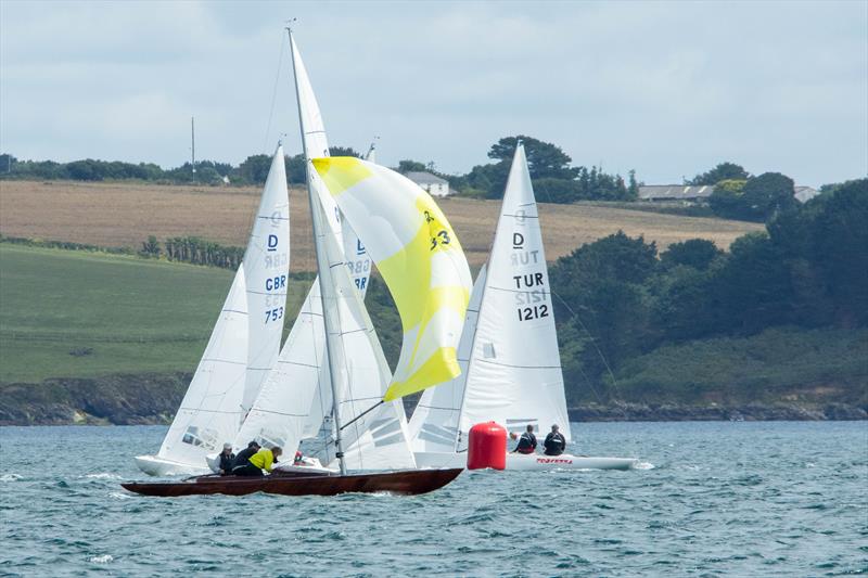 Dragon Edinburgh Cup 2022 Day 3 photo copyright Catherine Daly taken at Royal Cornwall Yacht Club and featuring the Dragon class