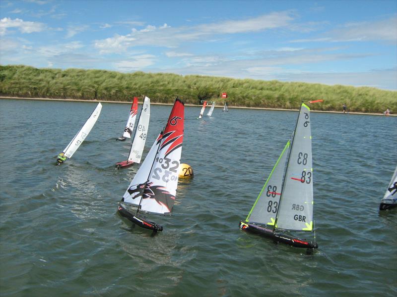Dragon Force 65 Saturday Summer Series 4 at Fleetwood photo copyright Tony Wilson taken at Fleetwood Model Yacht Club and featuring the RG65 class