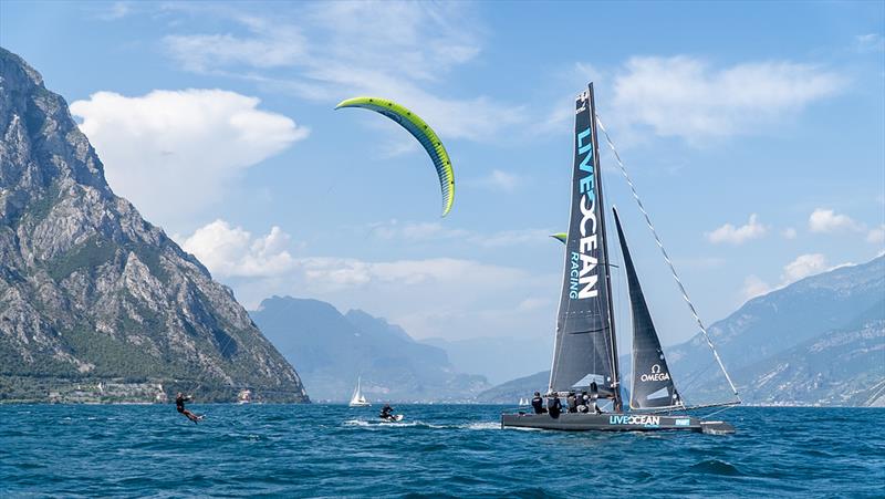 Live Ocean Racing - Foiling Week, Lake Garda, Italy, July 2022 photo copyright Dani Devine taken at Vela Club Campione del Garda and featuring the  class