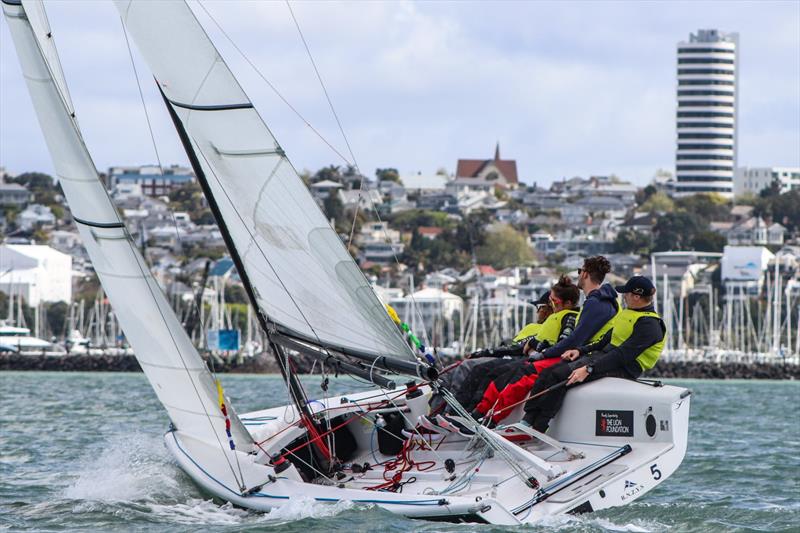 Black Fern Racing - Day 2 - Yachting Developments Ltd New Zealand Match Racing Championships - October 4, 2019  photo copyright Andrew Delves taken at Royal New Zealand Yacht Squadron and featuring the Elliott 6m class