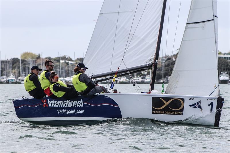 Black Fern - Day 2 - Yachting Developments Ltd New Zealand Match Racing Championships - October 4, 2019  photo copyright Andrew Delves taken at Royal New Zealand Yacht Squadron and featuring the Elliott 6m class