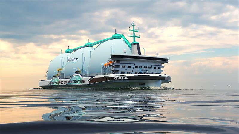 Liquid hydrogen tanker by LH2 Europe and C-Job photo copyright C-Job Naval Architects taken at  and featuring the Environment class