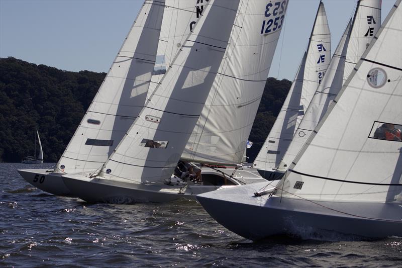 Etchells start - 2022 Mick Hole Winter Keelboat Regatta photo copyright Robert McClelland taken at Royal Prince Alfred Yacht Club and featuring the Etchells class