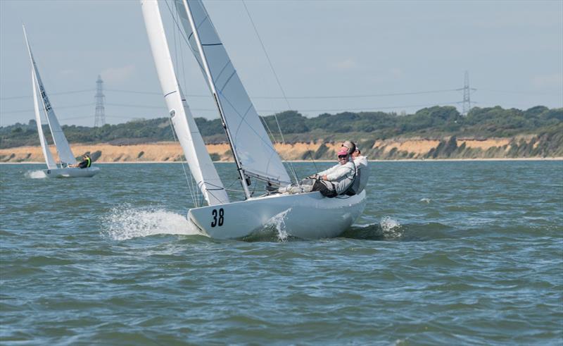 2022 International Etchells Class Pre-Worlds at Cowes day 3 photo copyright PKC Media taken at Royal Yacht Squadron and featuring the Etchells class