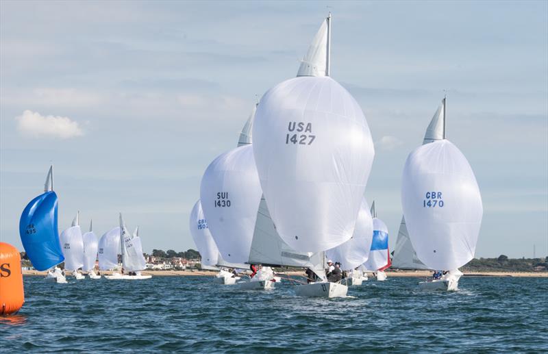 2022 International Etchells Worlds day 2 photo copyright PKC Media taken at Royal Yacht Squadron and featuring the Etchells class