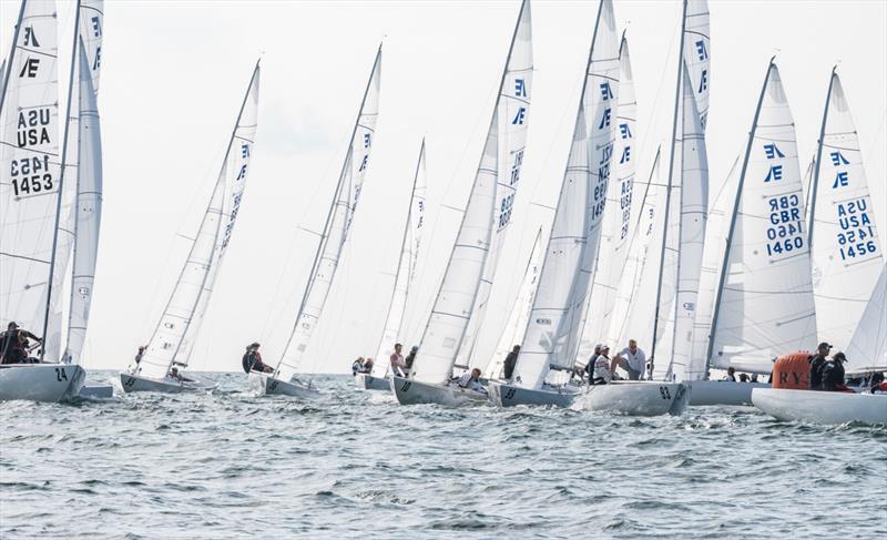2022 International Etchells Worlds day 2 photo copyright PKC Media taken at Royal Yacht Squadron and featuring the Etchells class