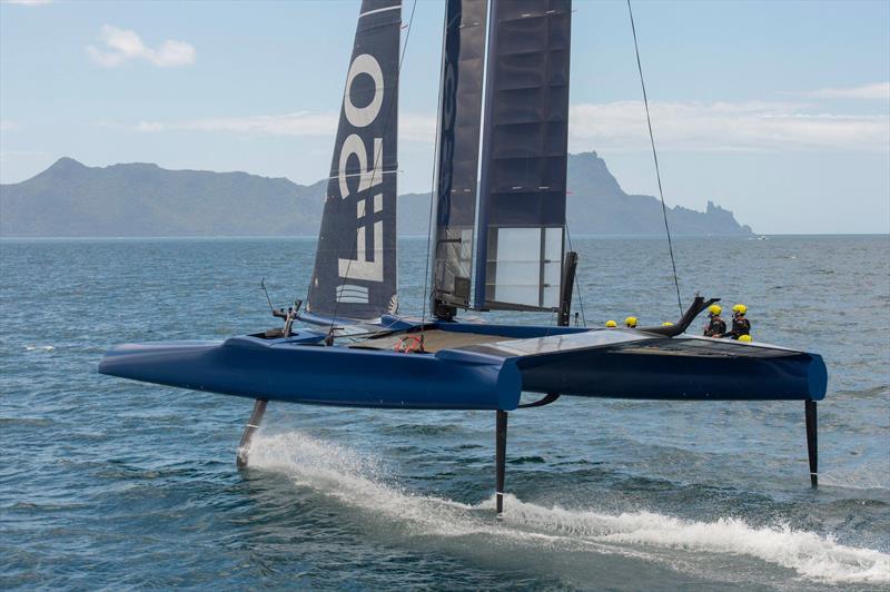 The newly announced China SailGP training off Whangarei in the F50 - photo © China SailGP